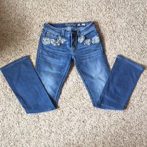 MissMe Sz 28/ L 32 Mid-Rise Slim Boot.